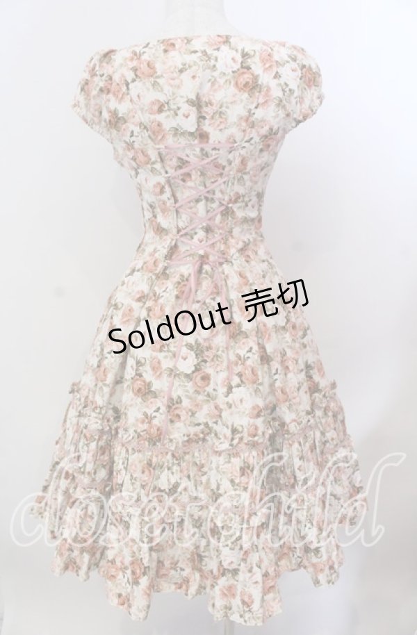 画像5: Mary Magdalene / エグランティーヌワンピース  生成り×ピンク O-25-11-19-013-CL-OP-IG-OS (5)