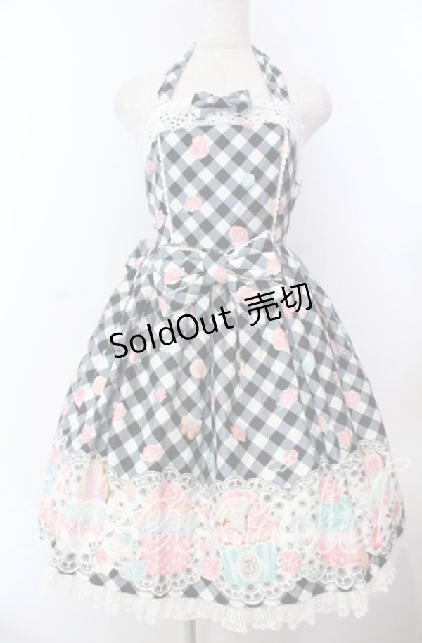 画像1: Angelic Pretty / Sugar Fairy Cakeホルターネックジャンパースカート  クロ O-25-11-19-018-AP-OP-OW-OS (1)