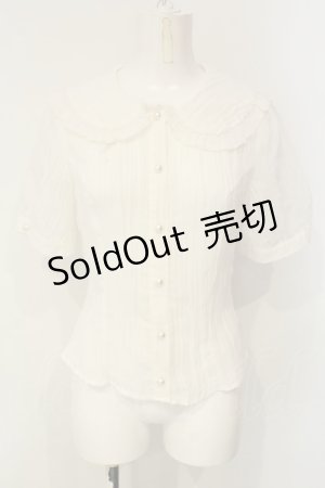 画像: LIEF / Twinkle Chiffon ブラウス M アイボリー O-25-01-20-051-LO-BL-IG-OS