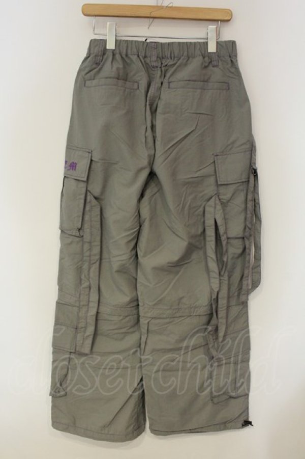画像3: REFLEM / 2WAYワイドナイロンカーゴパンツ F グレー O-25-01-21-083-PU-PA-OW-ZT436 (3)
