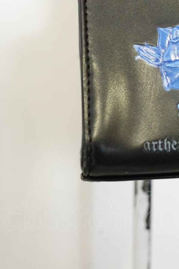 画像3: artherapie / フィセルローズ2WAYバッグ  ブラック×ブルー O-25-01-22-004-GO-BG-OW-ZT273 (3)