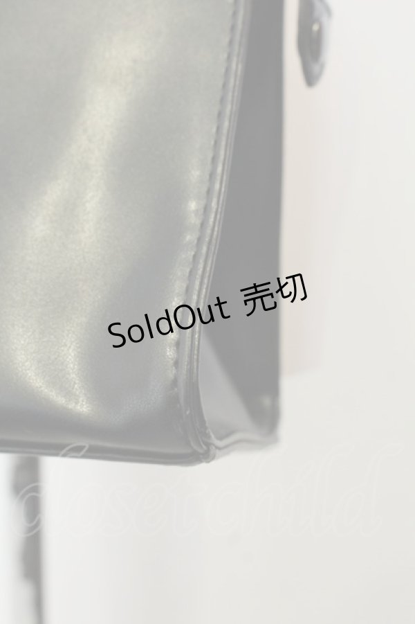 画像4: artherapie / フィセルローズ2WAYバッグ  ブラック×ブルー O-25-01-22-004-GO-BG-OW-ZT273 (4)