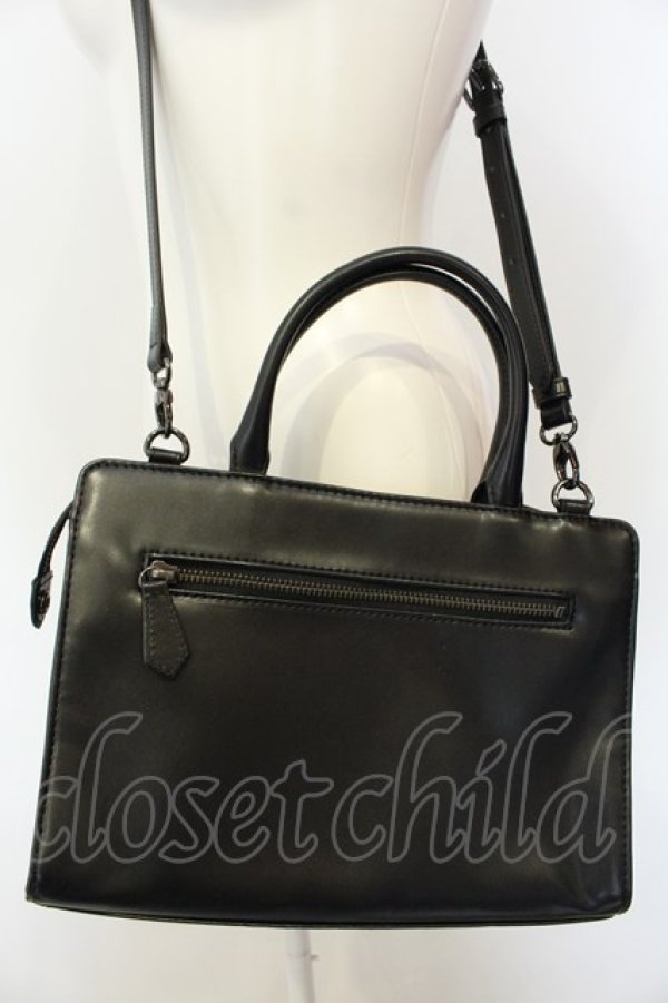 画像6: artherapie / フィセルローズ2WAYバッグ  ブラック×ブルー O-25-01-22-004-GO-BG-OW-ZT273 (6)