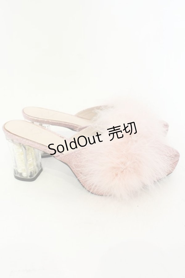 画像4: Swankiss / doll fancy suger mule シューズ L ピンク O-25-01-22-007-CA-SH-IG-ZT-K002 (4)
