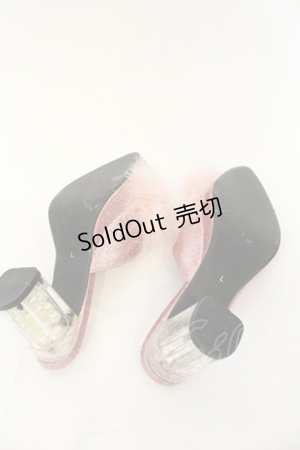 画像7: Swankiss / doll fancy suger mule シューズ L ピンク O-25-01-22-007-CA-SH-IG-ZT-K002 (7)