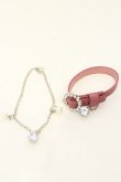 画像1: Swankiss / TS 2022SS bangle バングル  ピンク×シルバー O-25-01-22-011-CA-AC-IG-OS (1)