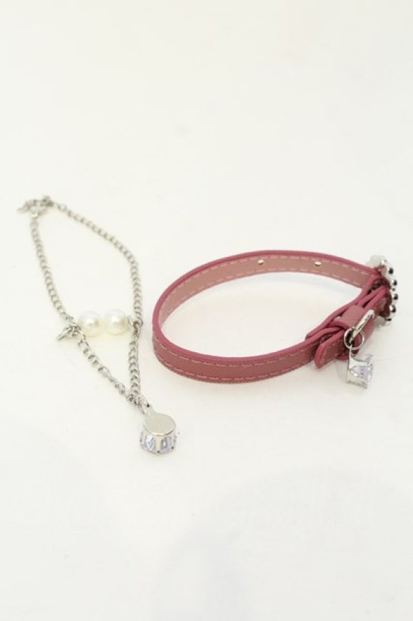 画像2: Swankiss / TS 2022SS bangle バングル  ピンク×シルバー O-25-01-22-011-CA-AC-IG-OS (2)