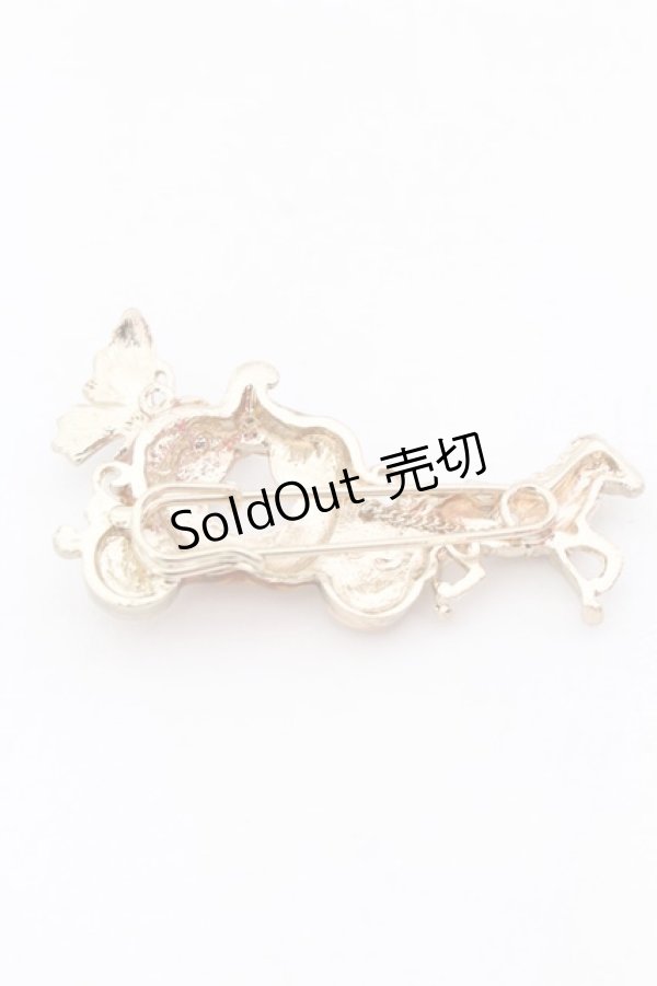 画像2: LOLITAその他 / 馬車ブローチ  ゴールド O-25-05-30-1027-LO-AC-OW-ZT444-F001 (2)