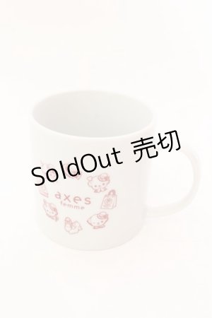 画像: axes　femme / シュシュちゃん柄マグカップ  シロ O-25-05-27-1060-LO-ZA-OW-ZT-W001
