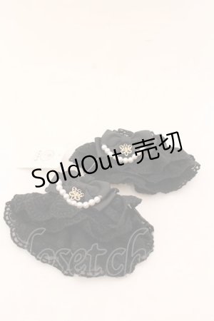 画像: axes femme kawaii / レーシーお袖留め  クロ O-25-01-24-041-AX-ZA-OW-OS