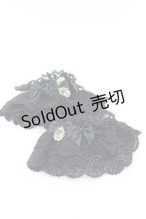 画像: axes femme kawaii / トリプルリボンお袖留め  クロ O-25-01-24-043-AX-ZA-OW-OS
