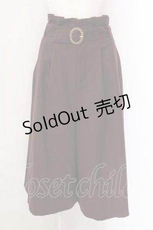 画像: an another angelus / チェーンバックルロングキュロット F ブラウン O-25-01-25-039-CA-PA-OW-OS