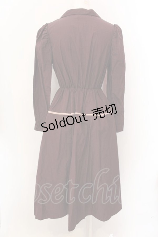 画像2: LEBECCA boutique / 切り開きにいくワンピース F バーガンディ O-25-01-25-065-EL-OP-OW-OS (2)