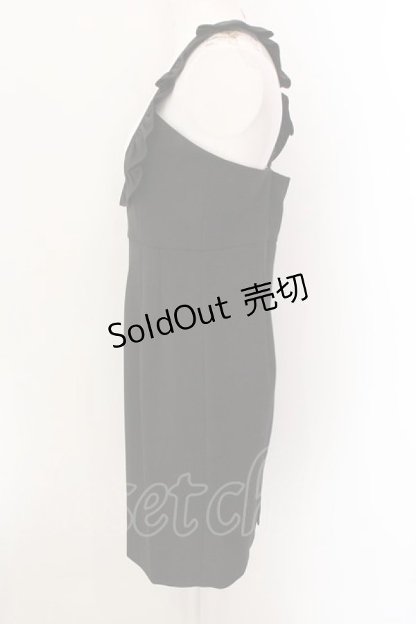 画像2: 【SALE】EATME / ハイウエストフリルジャンパースカート M クロ O-25-01-25-066-LO-OP-OW-ZT091 (2)