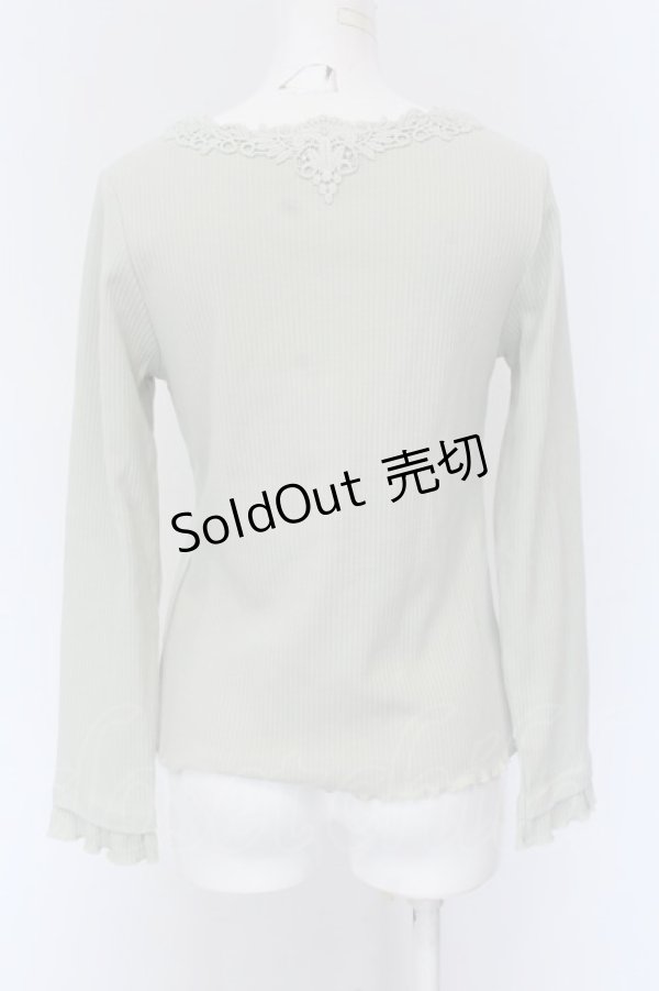 画像2: axes femme / モチーフレースインナー M グリーン O-25-01-26-057-AX-TO-OW-OS (2)