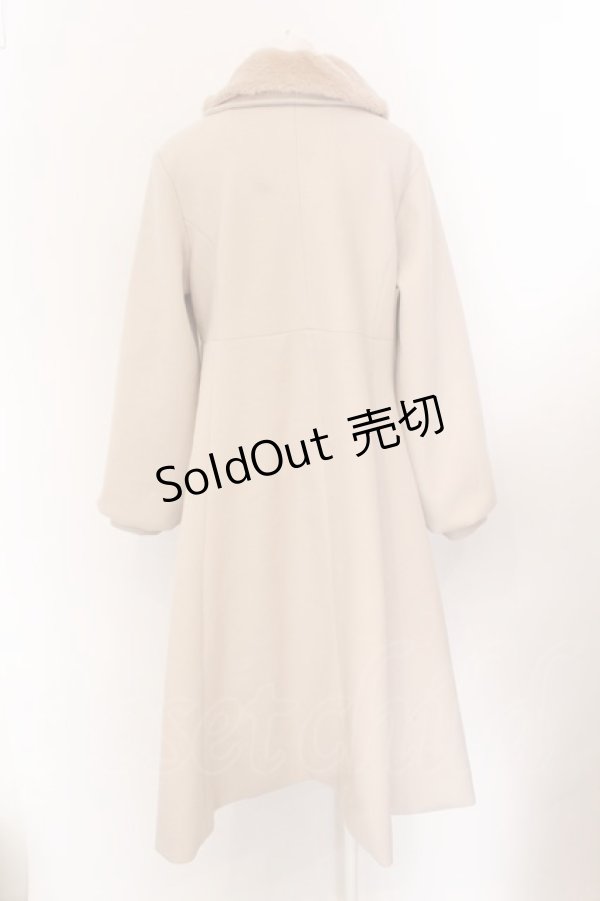 画像3: m petit by misako / AM*リボンコート L アイボリー O-25-01-26-086-LO-JA-IG-ZT-C039 (3)