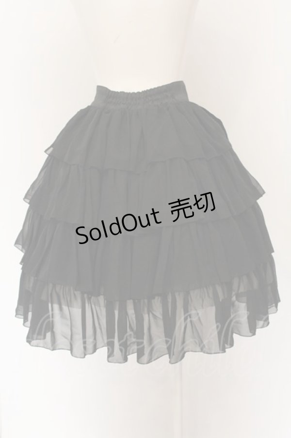 画像2: ATELIER PIERROT / Evening Partyスカート  ブラック O-25-01-26-096-EL-SK-IG-OS (2)