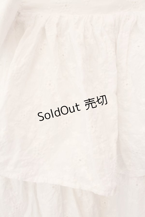 画像2: axes femme kawaii / コットンレーススカート M シロ O-25-01-26-009-AX-SK-OW-OS (2)