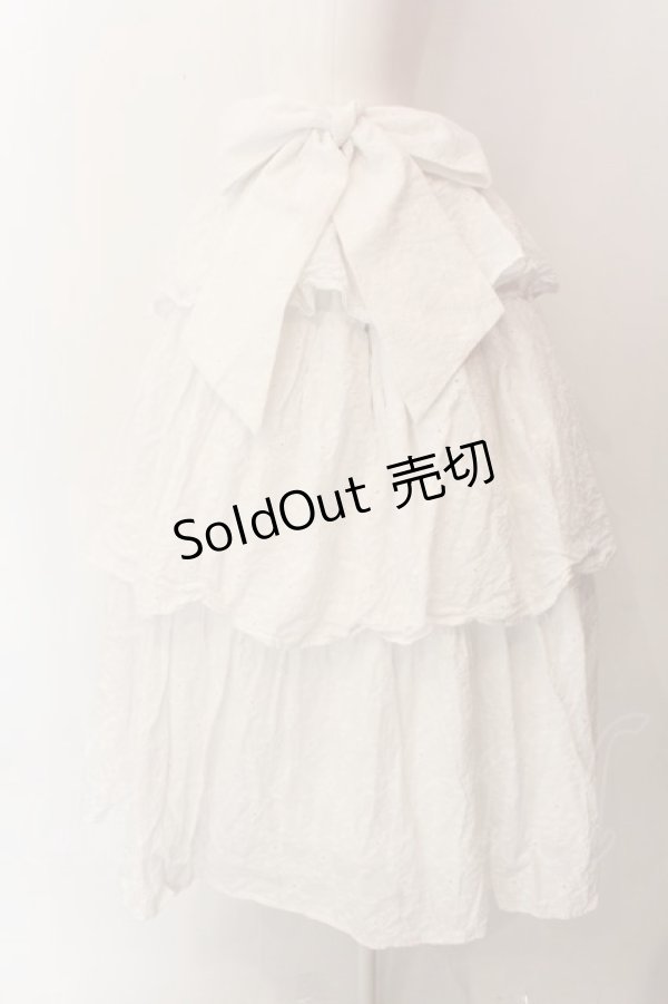 画像3: axes femme kawaii / コットンレーススカート M シロ O-25-01-26-009-AX-SK-OW-OS (3)