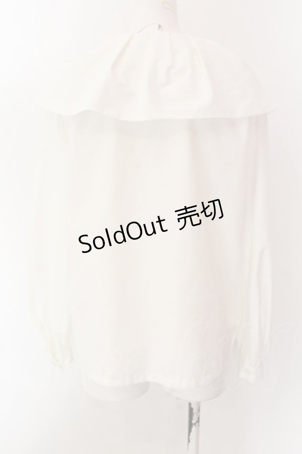 画像4: MILK / Shellカラーブラウス  シロ O-25-01-26-011-ML-BL-OW-OS (4)