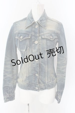 画像: HYSTERIC GLAMOUR / KINKYＧジャン FREE インディゴ×汚し加工 O-25-01-27-1034-PU-JA-IG-OS