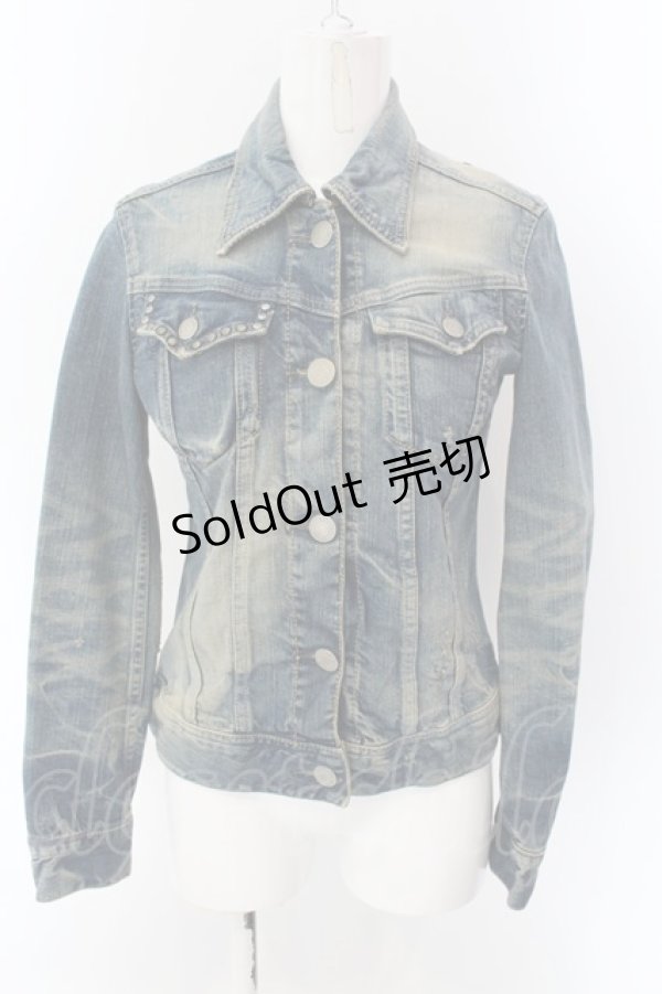画像1: HYSTERIC GLAMOUR / KINKYＧジャン FREE インディゴ×汚し加工 O-25-01-27-1034-PU-JA-IG-OS (1)