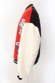 画像2: GALFY / クレイジーわんわん大学 スタジャン 中型犬（L） レッド×ブラック O-25-01-27-1006-PU-JA-OW-ZT-C035 (2)