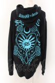 画像3: KRY CLOTHING / 「束縛」ZIPパーカー  ブラック×ブルー O-25-01-27-1008-EL-TO-OW-ZI (3)
