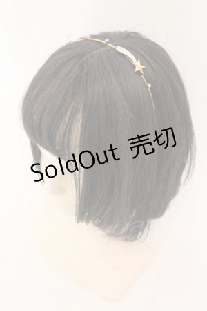 画像: MILK / STAR LINEカチューシャ  ゴールド×シルバー O-25-01-27-012-ML-AC-OW-OS