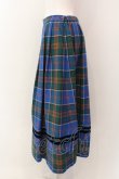画像2: Jane Marple / Tartan check cocoon skirt スカート M グリーン O-25-01-28-044-JM-SK-IG-ZT0430 (2)