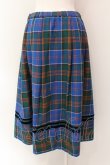 画像3: Jane Marple / Tartan check cocoon skirt スカート M グリーン O-25-01-28-044-JM-SK-IG-ZT0430 (3)