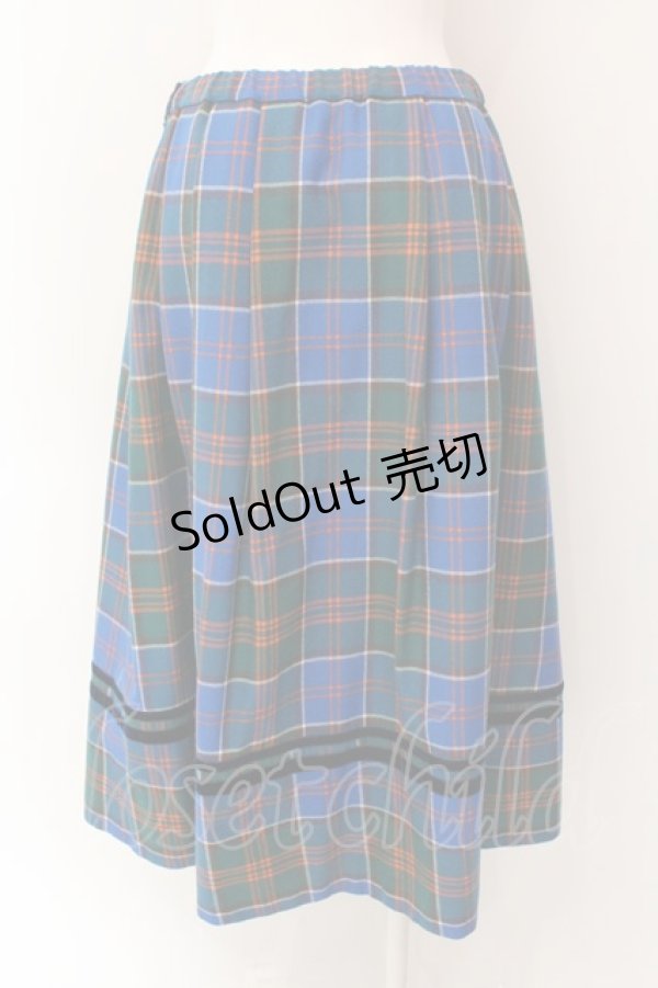 画像3: Jane Marple / Tartan check cocoon skirt スカート M グリーン O-25-01-28-044-JM-SK-IG-ZT075 (3)