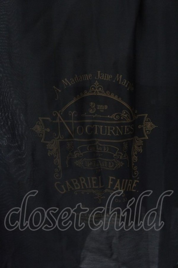 画像6: Jane Marple / Holy nocturnes smock dress ドレス M クロ O-25-01-28-048-JM-OP-IG-ZT236 (6)