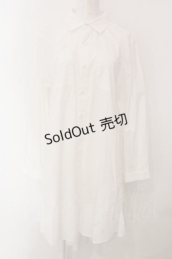 画像1: Candy Stripper / UNFOLD SHIRTワンピース 2 オフホワイト O-25-01-29-001-PU-OP-IG-ZI (1)