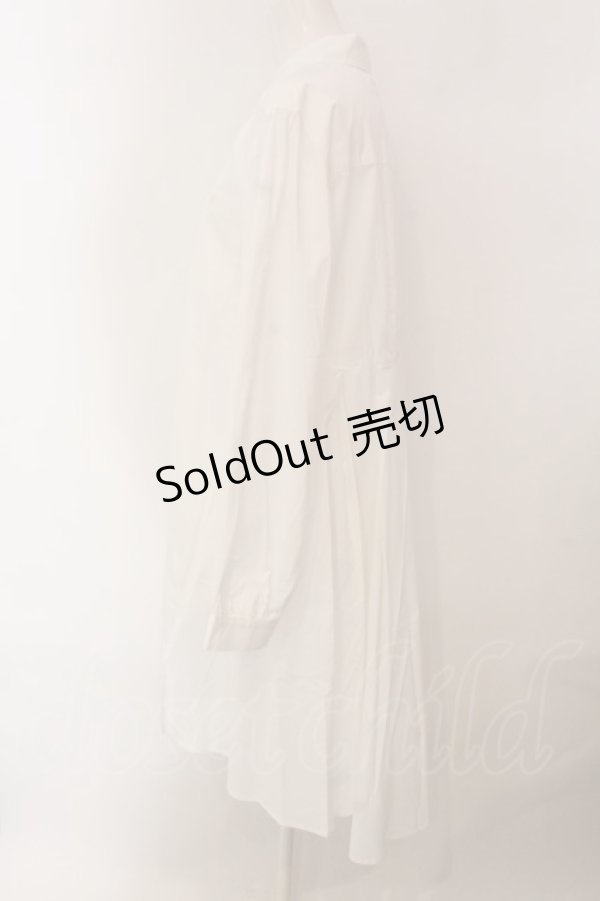 画像2: Candy Stripper / UNFOLD SHIRTワンピース 2 オフホワイト O-25-01-29-001-PU-OP-IG-ZI (2)