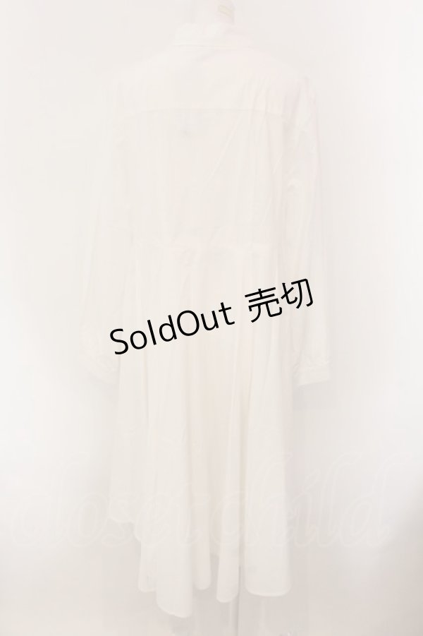 画像3: Candy Stripper / UNFOLD SHIRTワンピース 2 オフホワイト O-25-01-29-001-PU-OP-IG-ZI (3)