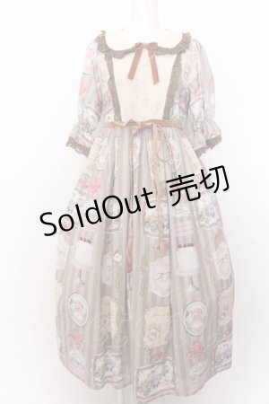 画像: 【SALE】axes femme Kawaii / ティティ×ベアファミリーワンピース M ブラウン O-25-01-30-120-AX-OP-OW-ZT513