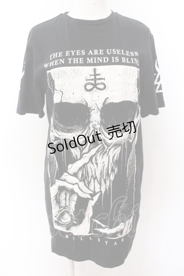 画像1: KILL STAR / Blind Mind T-Shirt　Tシャツ S ブラック O-25-01-30-022-SL-TO-OW-OS (1)