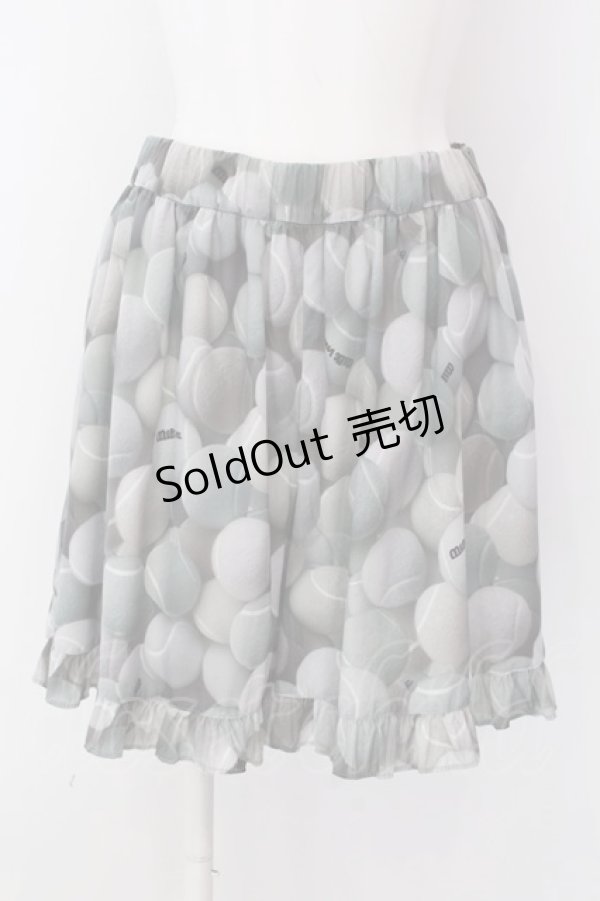 画像1: 【SALE】MILK / TENNIS GIRLキュロット  グレーカラフル O-25-01-31-001-ML-PA-OW-ZT456 (1)