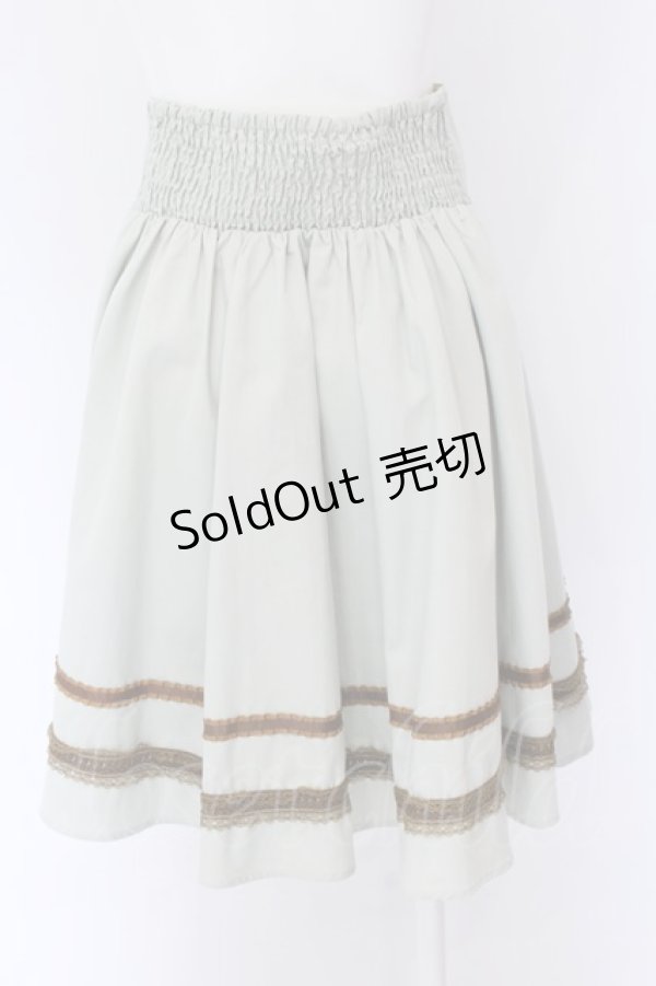 画像2: axes femme POETIQUE / ナポレオンフレアスカート M グリーン O-25-01-31-1064-AX-SK-OW-ZY (2)