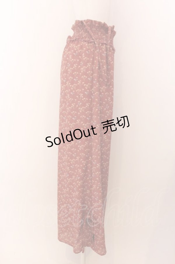 画像2: 【SALE】axes femme / 小花柄さすぺんだーワイドパンツ M ピンクベージュ O-25-01-31-1026-AX-PA-IG-ZT035 (2)