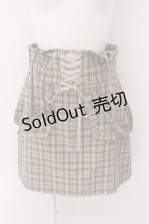 画像: 【SALE】Bubbles / スピンドルチェックサススカート M ブラウン系 O-25-01-31-055-CA-SK-OW-ZT165