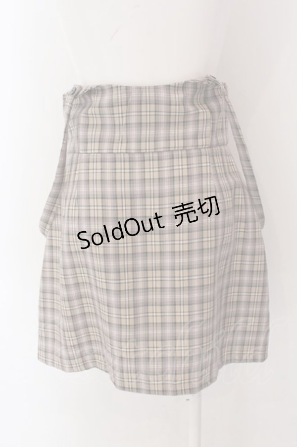 画像3: 【SALE】Bubbles / スピンドルチェックサススカート M ブラウン系 O-25-01-31-055-CA-SK-OW-ZT165 (3)