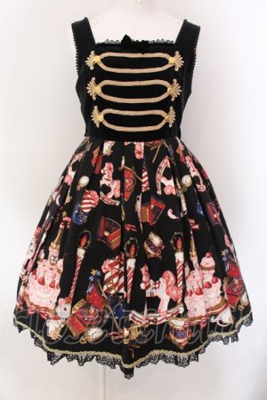 画像: Angelic Pretty / Holy Night Story切替ジャンパースカート  クロ O-25-01-31-010-AP-OP-IG-OS