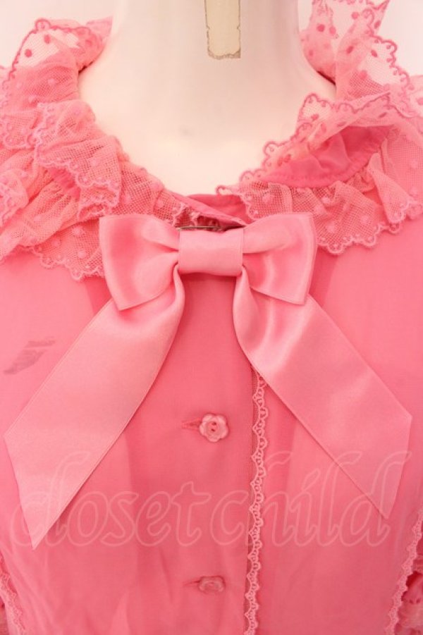 画像2: Angelic Pretty / ホイップDollブラウス  濃ピンク O-25-01-31-018-AP-BL-IG-OS (2)