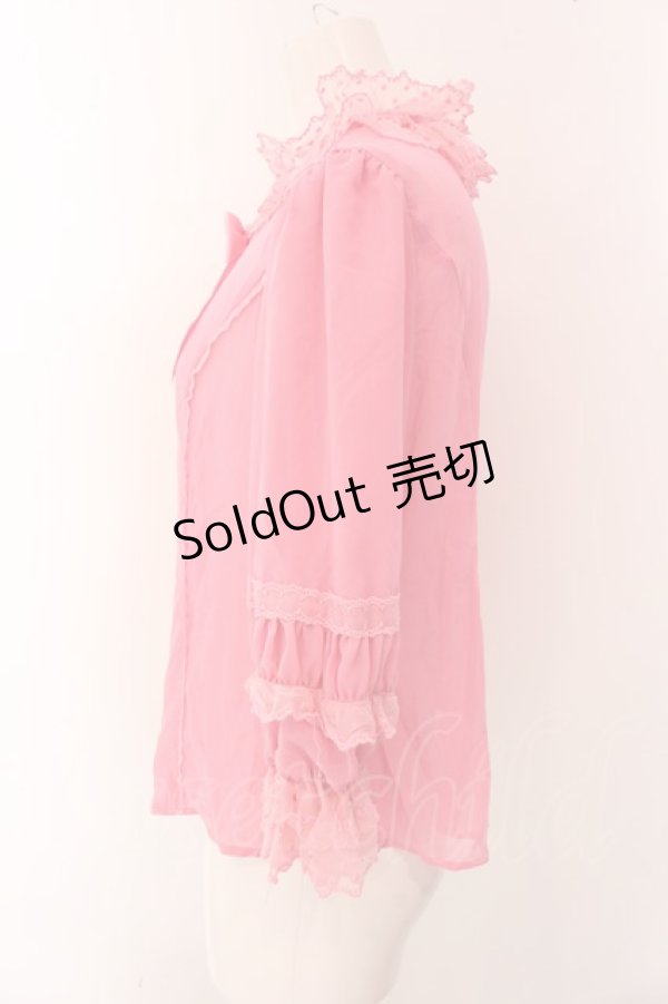 画像4: Angelic Pretty / ホイップDollブラウス  濃ピンク O-25-01-31-018-AP-BL-IG-OS (4)