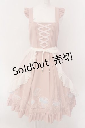 画像: Amavel / Jerryfish Aquariumジャンパースカート  ピンク O-25-02-04-055-CA-OP-IG-OS