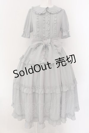 画像: axes femme kawaii / ロマンティックフリルワンピース M グリーン O-25-02-04-013-AX-OP-OW-OS