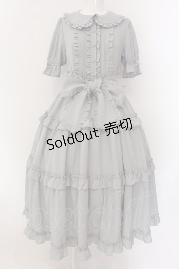 画像1: axes femme kawaii / ロマンティックフリルワンピース M グリーン O-25-02-04-013-AX-OP-OW-OS (1)