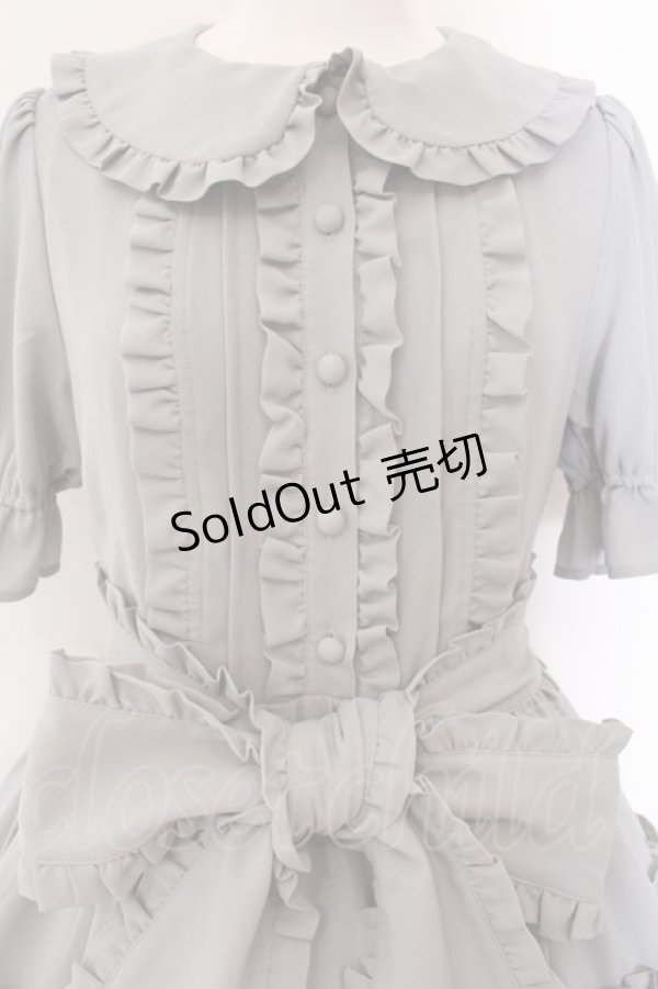 画像2: axes femme kawaii / ロマンティックフリルワンピース M グリーン O-25-02-04-013-AX-OP-OW-OS (2)